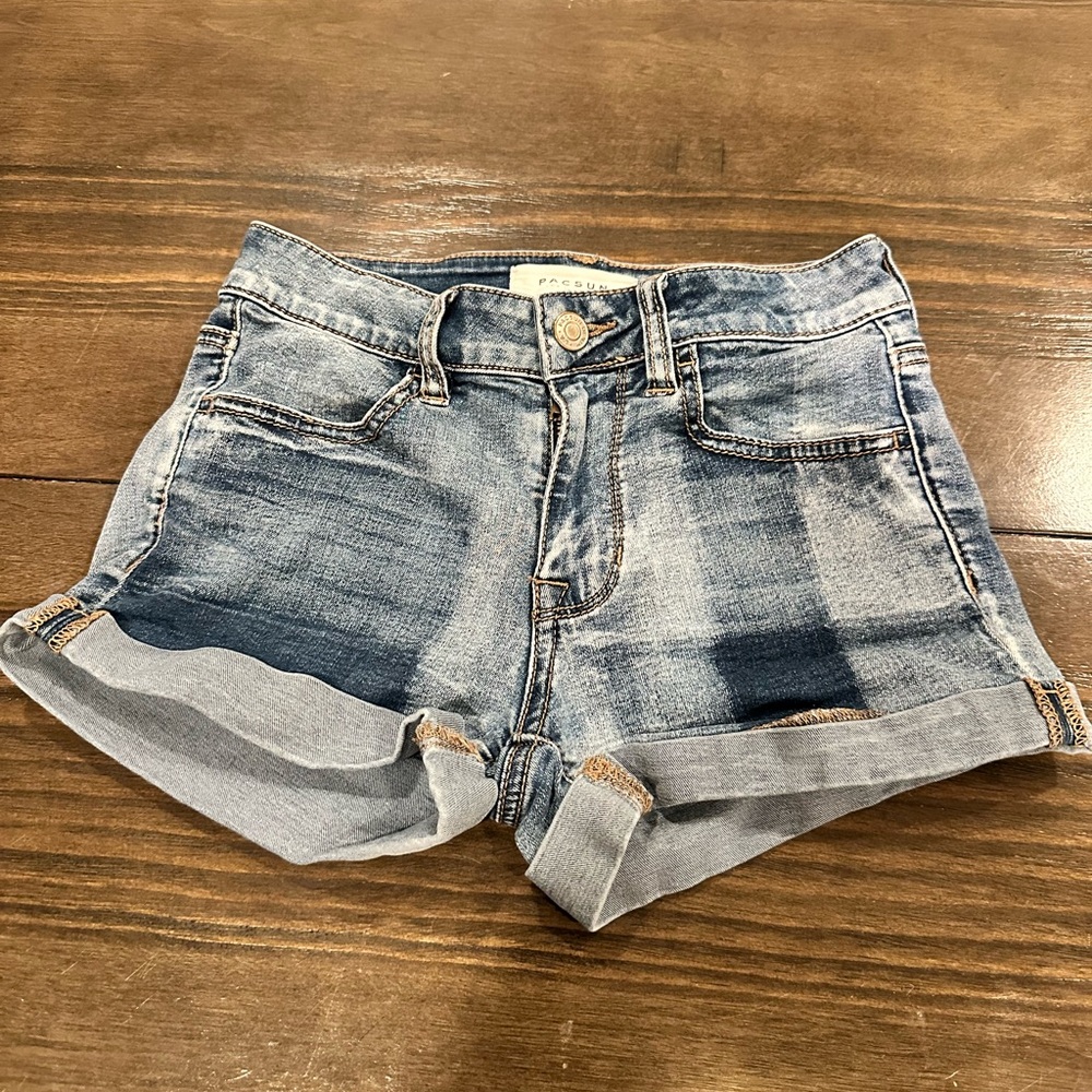 PacSun Light Blue Jean Shorts